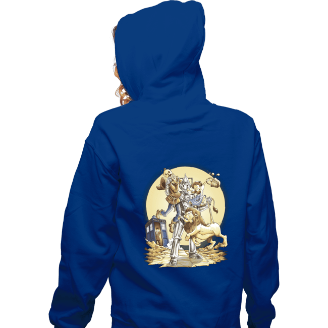 Shirts Zippered Hoodies, Unisex / Small / Royal Blue Planet Of Oz