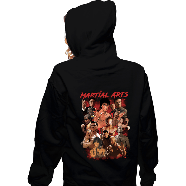 Secret_Shirts Zippered Hoodies, Unisex / Small / Black Martial Arts