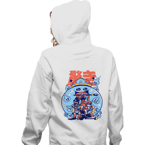 Secret_Shirts Zippered Hoodies, Unisex / Small / White Suprise Attack!