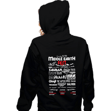 Load image into Gallery viewer, Shirts Zippered Hoodies, Unisex / Small / Black Middle Earth Fest
