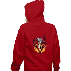 Secret_Shirts Zippered Hoodies, Unisex / Small / Red Red Comet