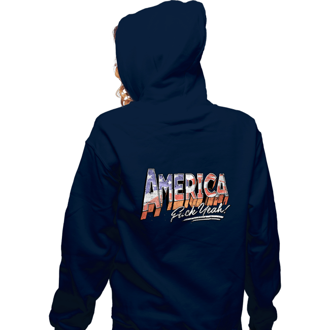 Secret_Shirts Zippered Hoodies, Unisex / Small / Navy F Yeah!