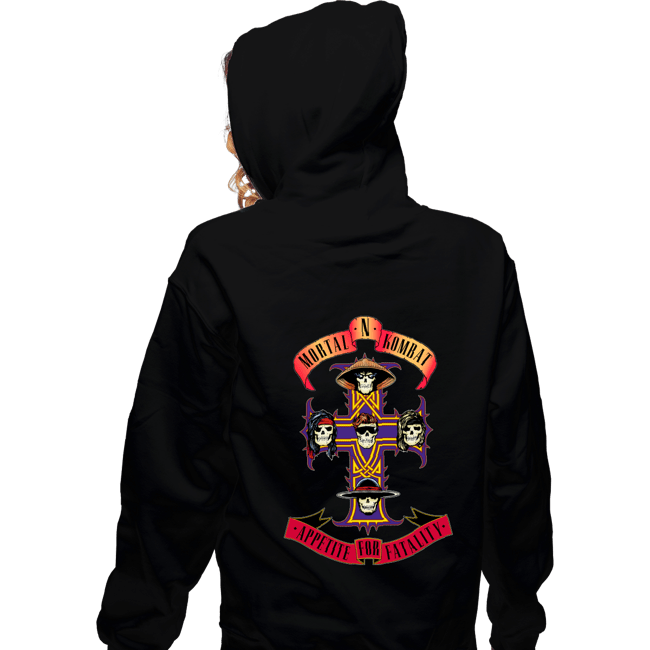 Daily_Deal_Shirts Zippered Hoodies, Unisex / Small / Black Appetite For Destruction