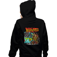 Load image into Gallery viewer, Secret_Shirts Zippered Hoodies, Unisex / Small / Black Back To The Mystery
