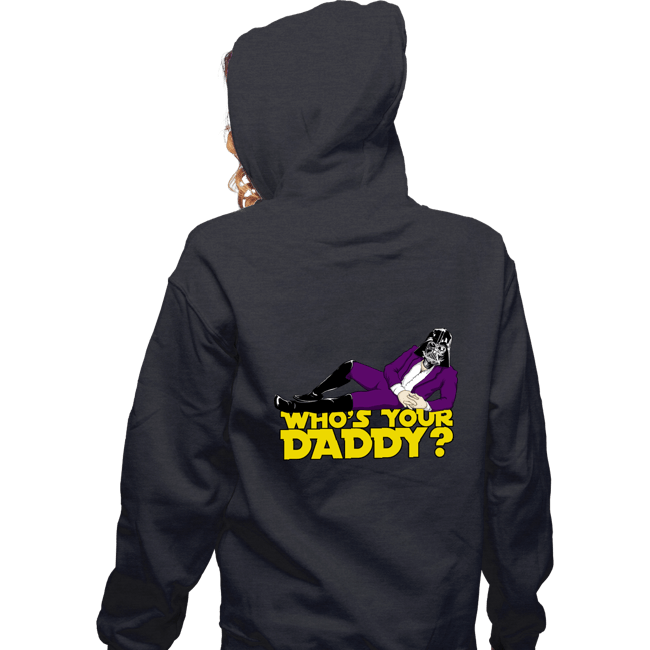 Daily_Deal_Shirts Zippered Hoodies, Unisex / Small / Dark Heather Who's Your Daddy