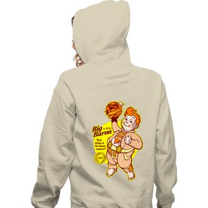 Daily_Deal_Shirts Zippered Hoodies, Unisex / Small / White Big Baron