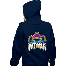 Load image into Gallery viewer, Shirts Zippered Hoodies, Unisex / Small / Navy Titans INL
