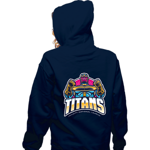 Shirts Zippered Hoodies, Unisex / Small / Navy Titans INL