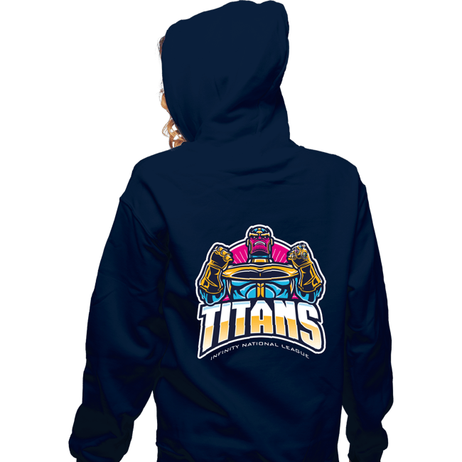 Shirts Zippered Hoodies, Unisex / Small / Navy Titans INL