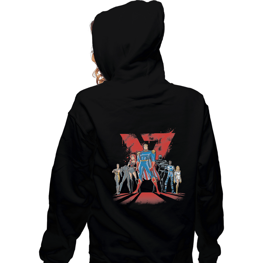 Shirts Pullover Hoodies, Unisex / Small / Black Supes League