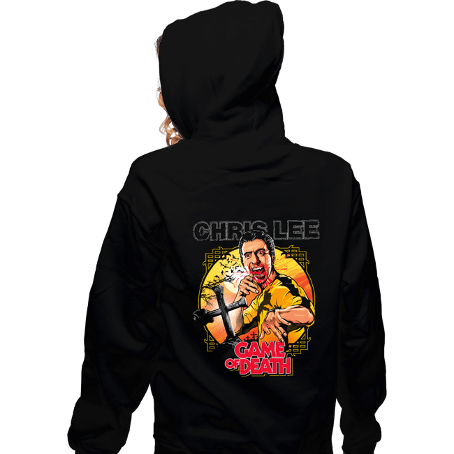 Daily_Deal_Shirts Zippered Hoodies, Unisex / Small / Black Game Of Death