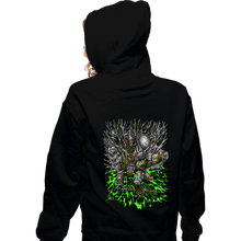 Load image into Gallery viewer, Daily_Deal_Shirts Zippered Hoodies, Unisex / Small / Black Wolf Knight
