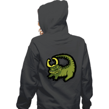 Load image into Gallery viewer, Shirts Zippered Hoodies, Unisex / Small / Dark Heather The Alligator King
