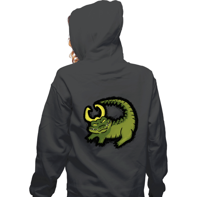 Shirts Zippered Hoodies, Unisex / Small / Dark Heather The Alligator King