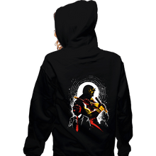 Load image into Gallery viewer, Daily_Deal_Shirts Zippered Hoodies, Unisex / Small / Black Devil Lawyer
