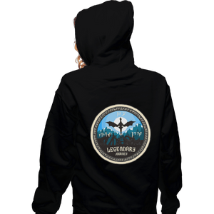 Shirts Zippered Hoodies, Unisex / Small / Black Legendary Journey