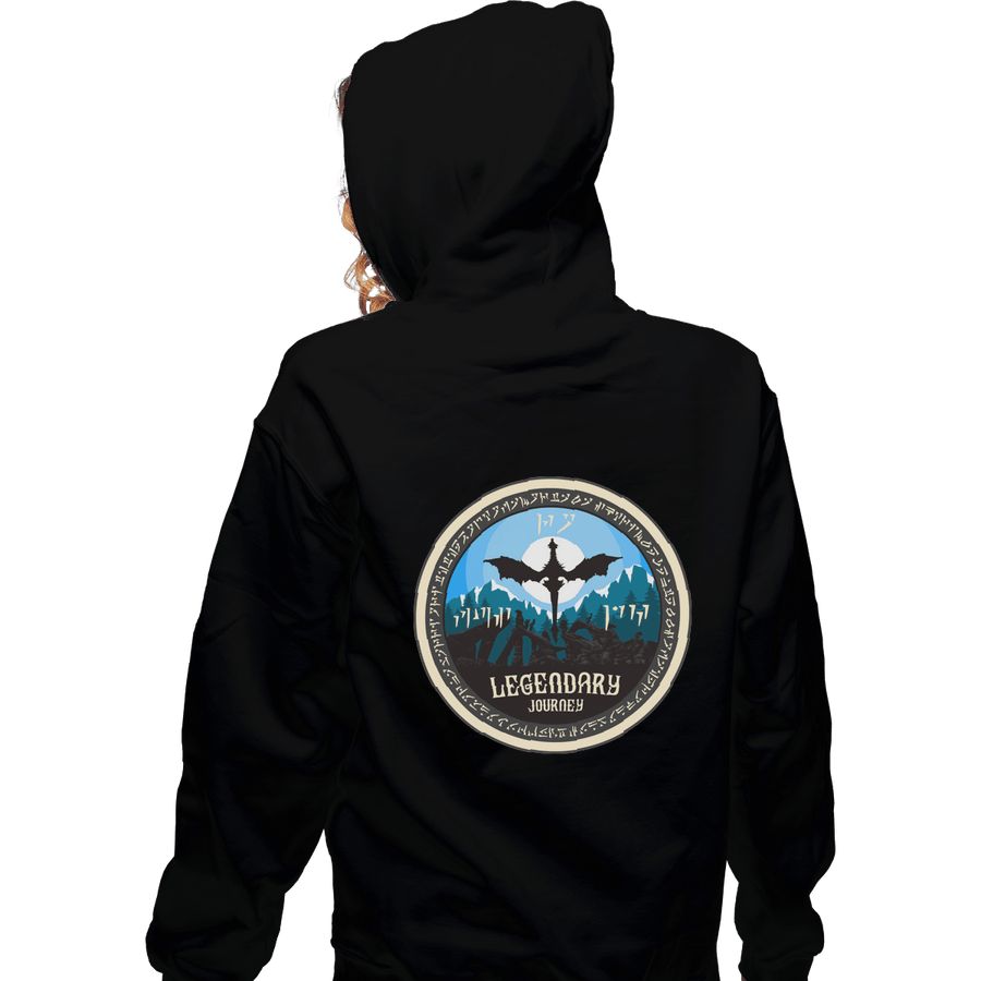 Shirts Zippered Hoodies, Unisex / Small / Black Legendary Journey