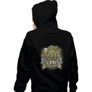 Shirts Zippered Hoodies, Unisex / Small / Black Miskatonic Brewery