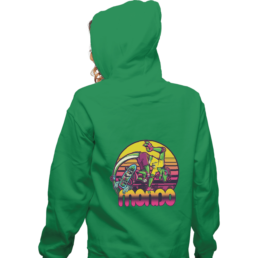 Shirts Pullover Hoodies, Unisex / Small / Irish Green Mondo Gecko