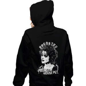 Shirts Zippered Hoodies, Unisex / Small / Black Predator