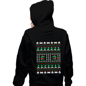 Shirts Zippered Hoodies, Unisex / Small / Black Games Of Christmas Past
