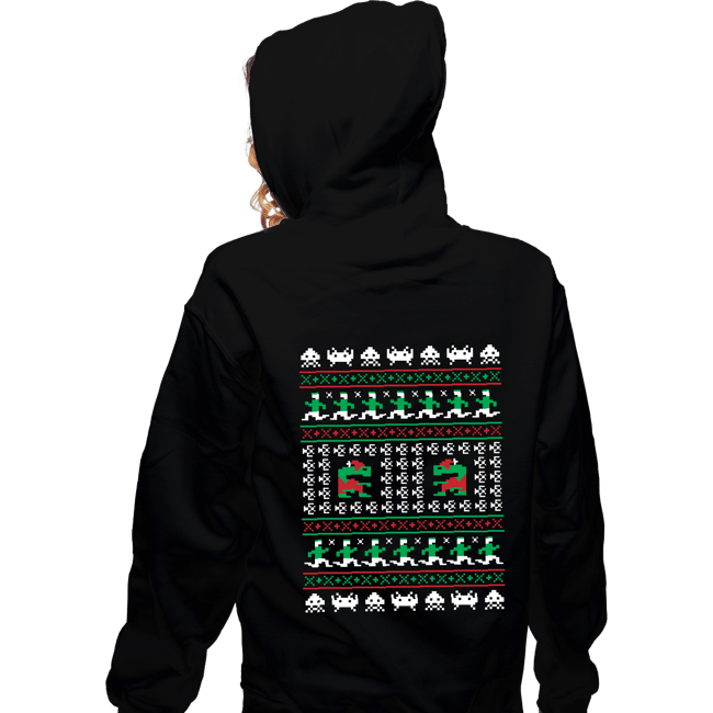 Shirts Zippered Hoodies, Unisex / Small / Black Games Of Christmas Past