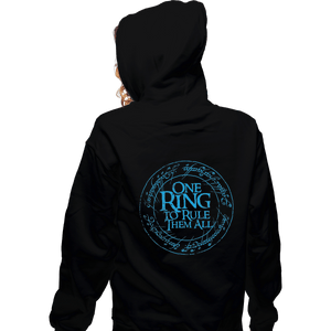 Shirts Pullover Hoodies, Unisex / Small / Black The One Ring