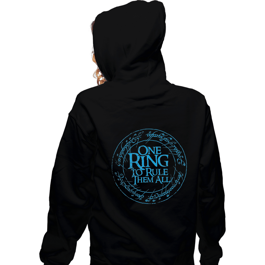 Shirts Pullover Hoodies, Unisex / Small / Black The One Ring