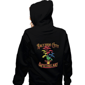 Shirts Zippered Hoodies, Unisex / Small / Black Raccoon City Apothecary