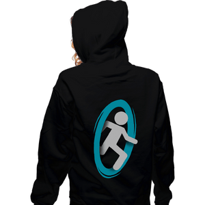 Shirts Zippered Hoodies, Unisex / Small / Black Portal A