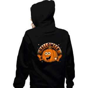 Daily_Deal_Shirts Zippered Hoodies, Unisex / Small / Black Halloween Bob