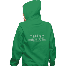 Load image into Gallery viewer, Shirts Zippered Hoodies, Unisex / Small / Irish Green Paddy&#39;s Pub
