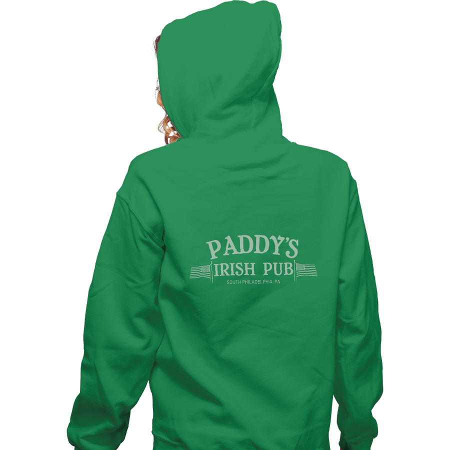 Shirts Zippered Hoodies, Unisex / Small / Irish Green Paddy's Pub