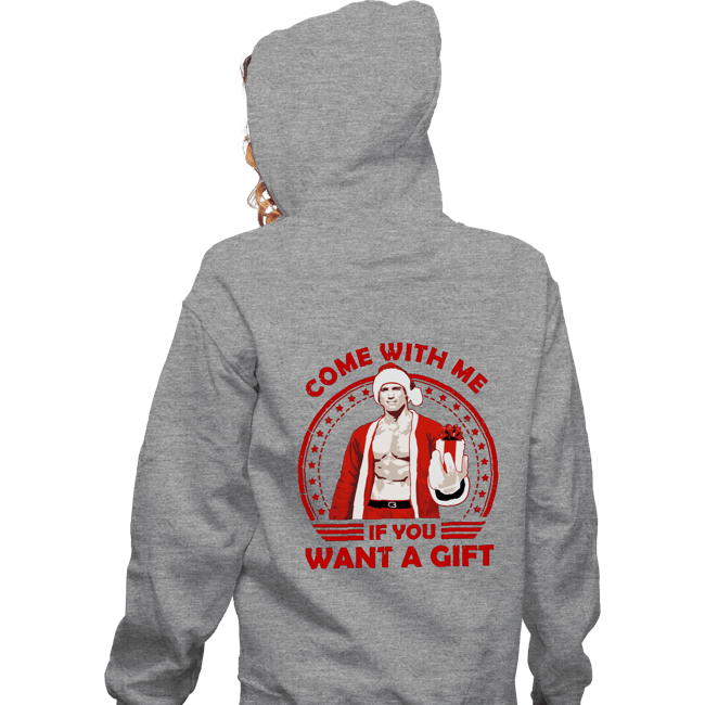Daily_Deal_Shirts Zippered Hoodies, Unisex / Small / Sports Grey Come With Me If You Want A Gift