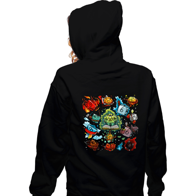Shirts Zippered Hoodies, Unisex / Small / Black World Of Dice