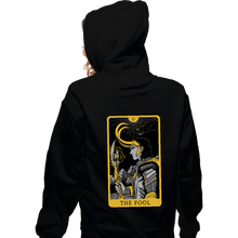 Load image into Gallery viewer, Shirts Zippered Hoodies, Unisex / Small / Black The Fool Tarot
