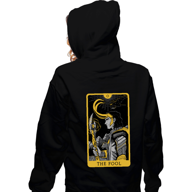 Shirts Zippered Hoodies, Unisex / Small / Black The Fool Tarot