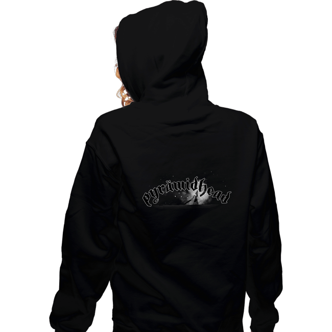 Daily_Deal_Shirts Zippered Hoodies, Unisex / Small / Black PYRAMIDHEAD