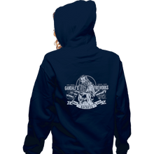 Load image into Gallery viewer, Secret_Shirts Zippered Hoodies, Unisex / Small / Navy Gandalf&#39;s Fireworks

