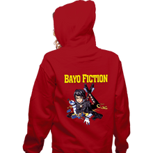 Load image into Gallery viewer, Secret_Shirts Zippered Hoodies, Unisex / Small / Red Bayo Fiction
