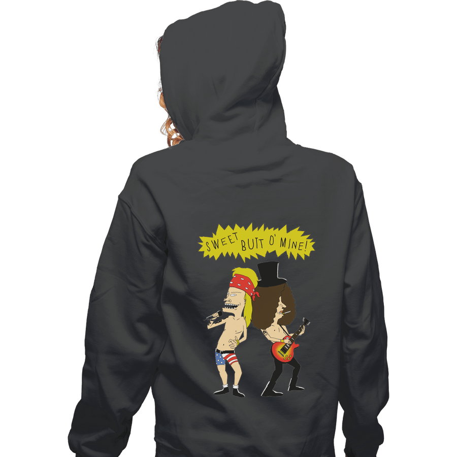 Shirts Pullover Hoodies, Unisex / Small / Charcoal Sweet Butt O Mine