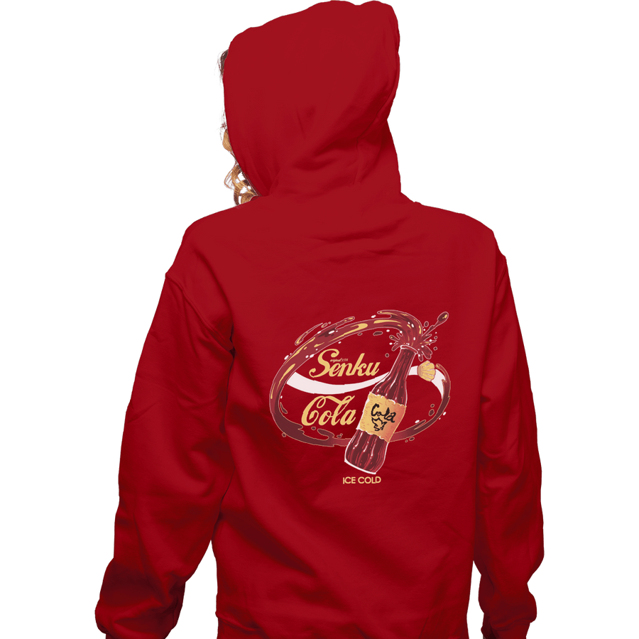 Shirts Pullover Hoodies, Unisex / Small / Red Senku Cola
