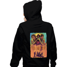 Load image into Gallery viewer, Daily_Deal_Shirts Zippered Hoodies, Unisex / Small / Black Tremors
