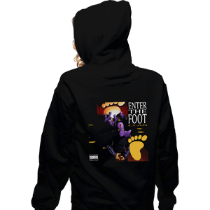Daily_Deal_Shirts Zippered Hoodies, Unisex / Small / Black Enter The Foot Clan