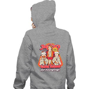 Daily_Deal_Shirts Zippered Hoodies, Unisex / Small / Sports Grey Anakin's Saber School