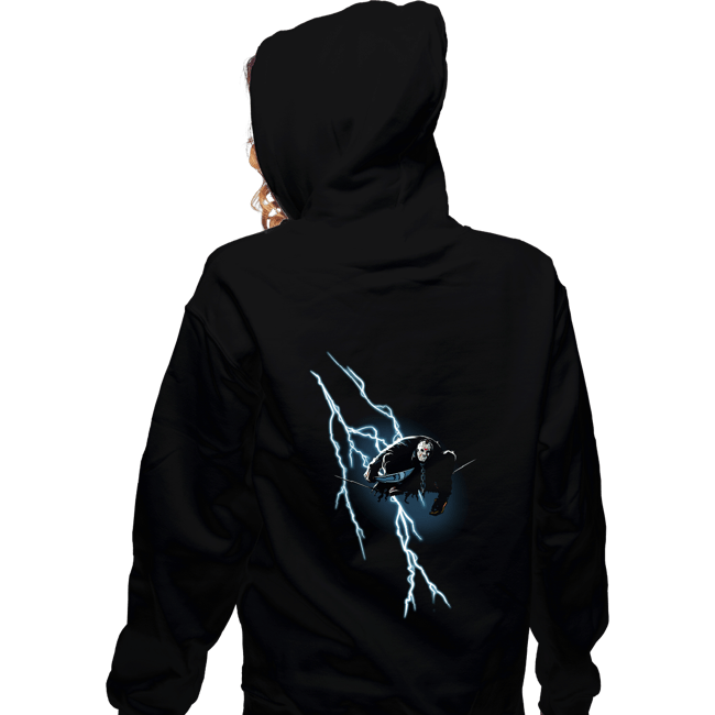 Daily_Deal_Shirts Zippered Hoodies, Unisex / Small / Black The Dark Slasher
