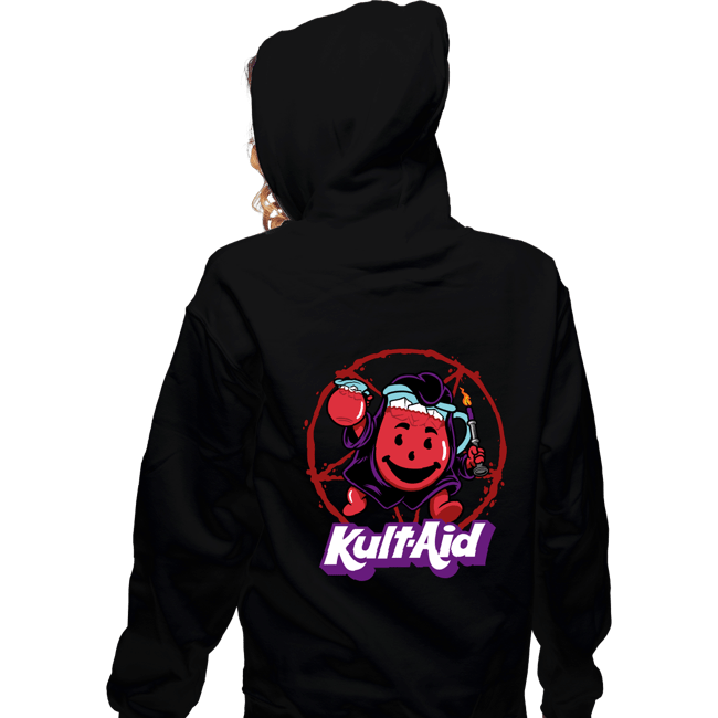 Daily_Deal_Shirts Zippered Hoodies, Unisex / Small / Black Kult Aid