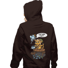 Load image into Gallery viewer, Shirts Pullover Hoodies, Unisex / Small / Dark Chocolate Linkitty
