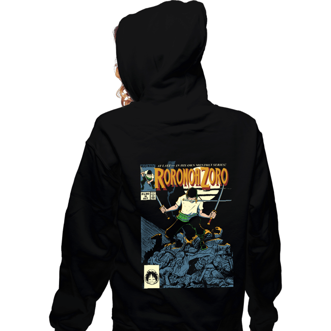Daily_Deal_Shirts Zippered Hoodies, Unisex / Small / Black Pirate Hunter