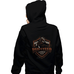 Shirts Zippered Hoodies, Unisex / Small / Black Red Steed Amber Ale
